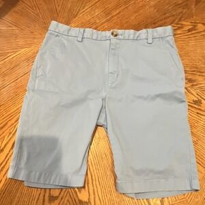 Vineyard Vines Boys Adjustable Waist Chino Shorts Size 18 Light Blue